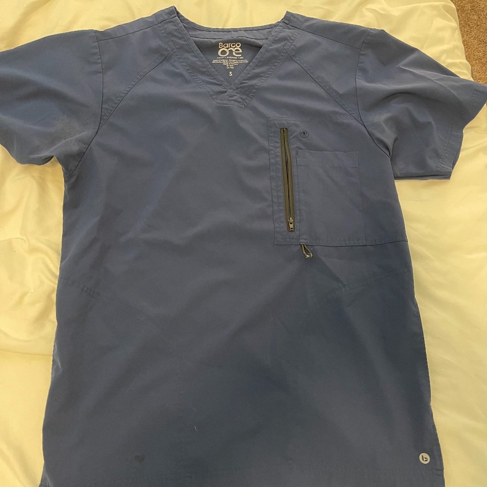 Navy Men's Barco One Scrub Set (S)